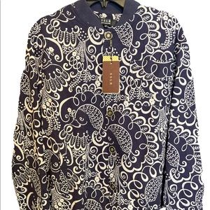 Vintage Men’s Jacket Medium SSLR Men’s Collection Blue White New $75